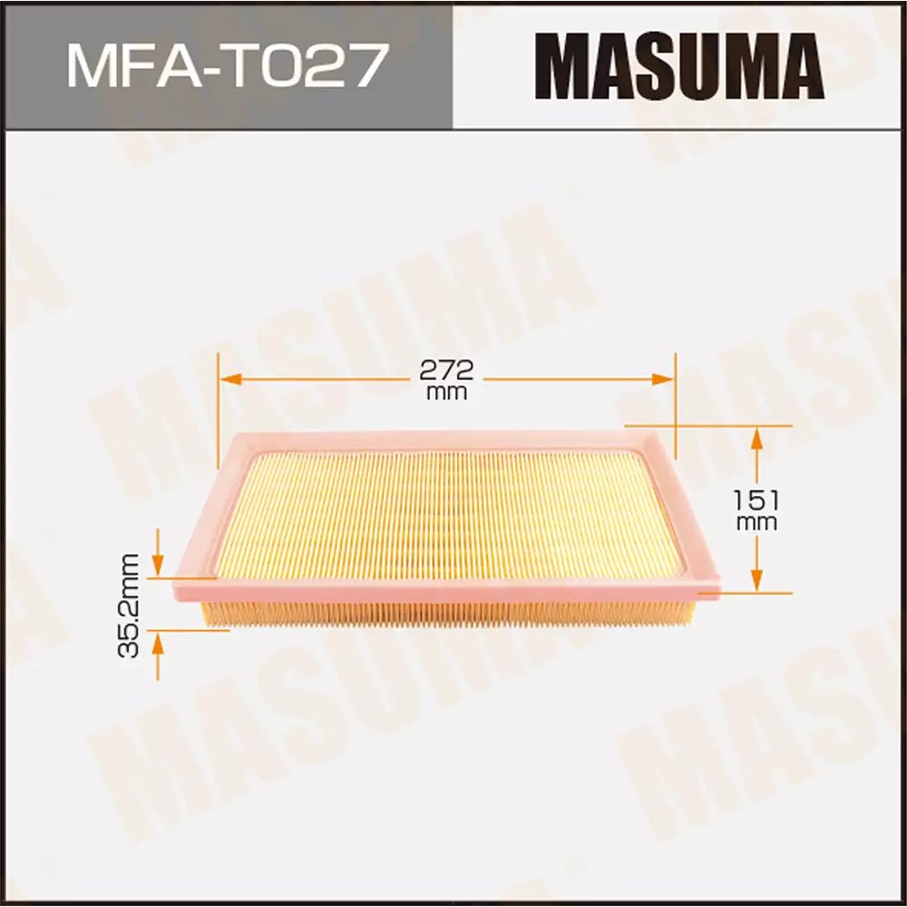 فلتر هواء ماسوما, MFA-T027